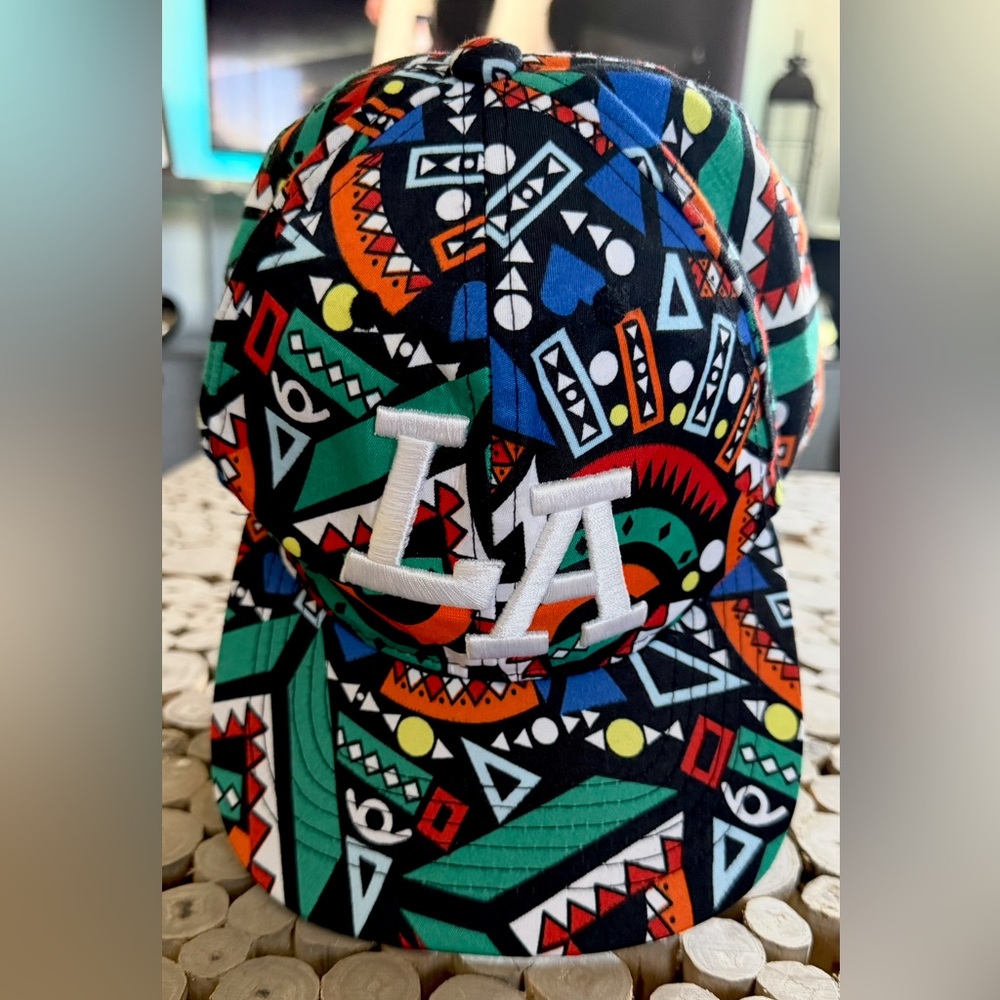 Colorful Geometric Pattern Hat - image 2